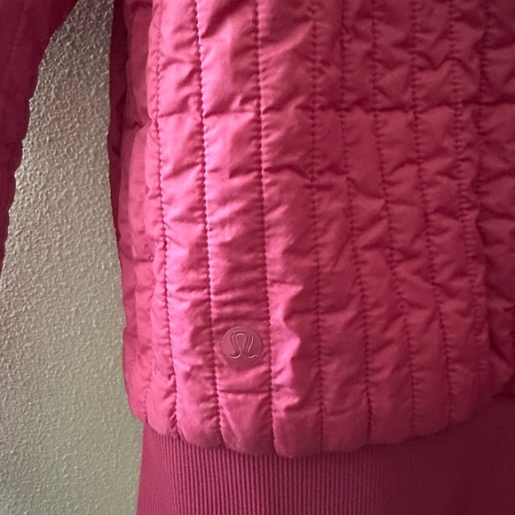 Lululemon Non-Stop Bomber Jacket W4CBYS
Pink Lychee
Size 2
Reversible - Picture 10 of 10